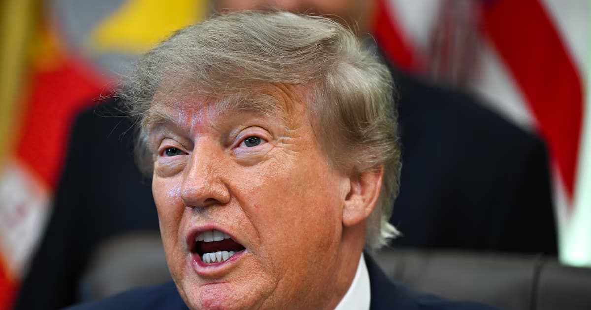 El presidente de Estados Unidos, Donald Trump