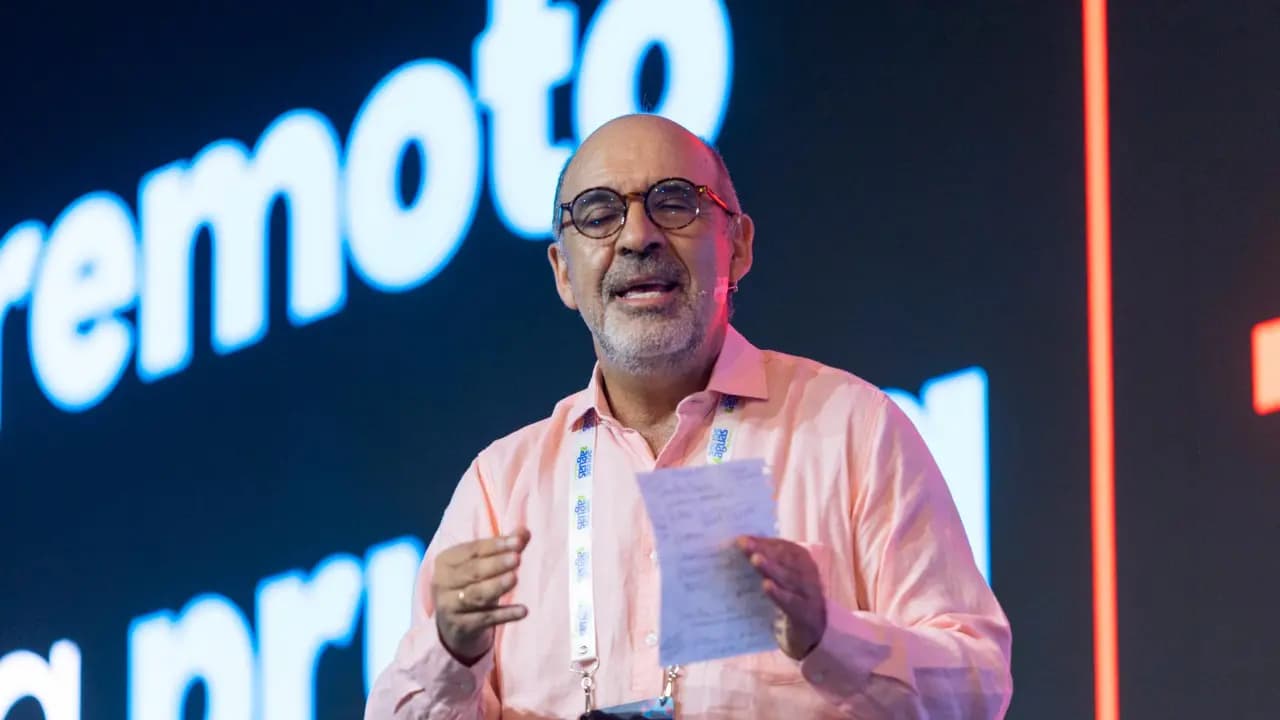 Camilo Sánchez, presidente de Andesco, durante la instalación del 28.° congreso del gremio en Cartagena