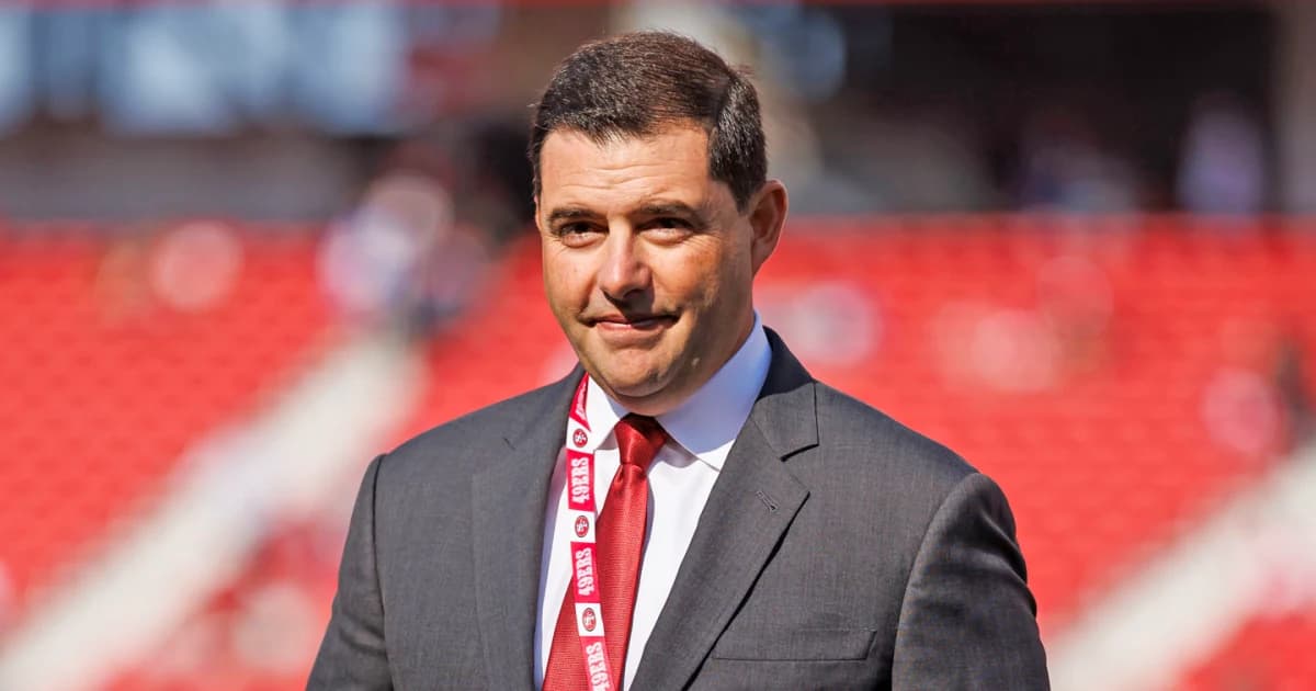 Jed York, dueño de los San Francisco 49ers, en el estadio de su equipo