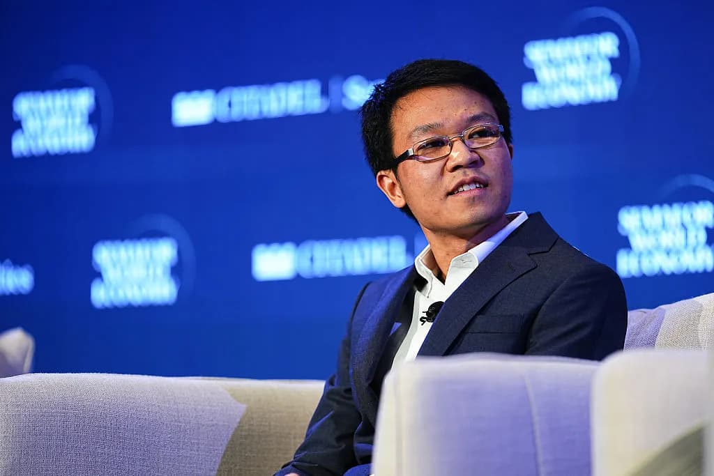 Scott Wu, cofundador y director ejecutivo de Cognition, durante un panel