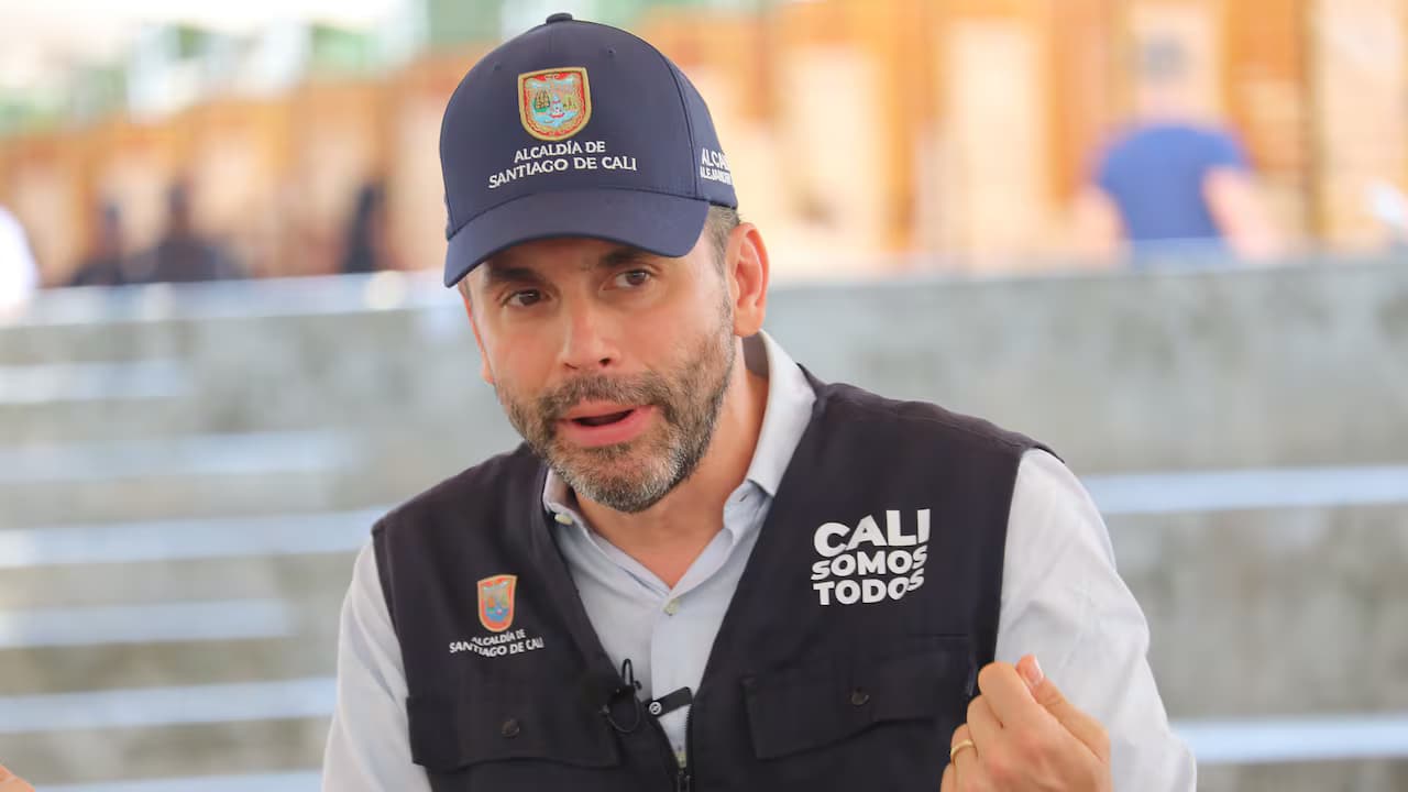 El alcalde de Cali, Alejandro Eder