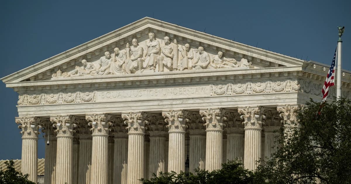 Fachada de la Corte Suprema de Estados Unidos, en Washington